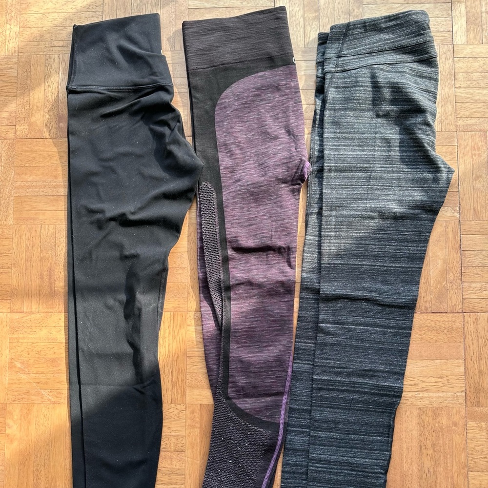 Women’s medium legging bundle. Happy and HeyNuts
